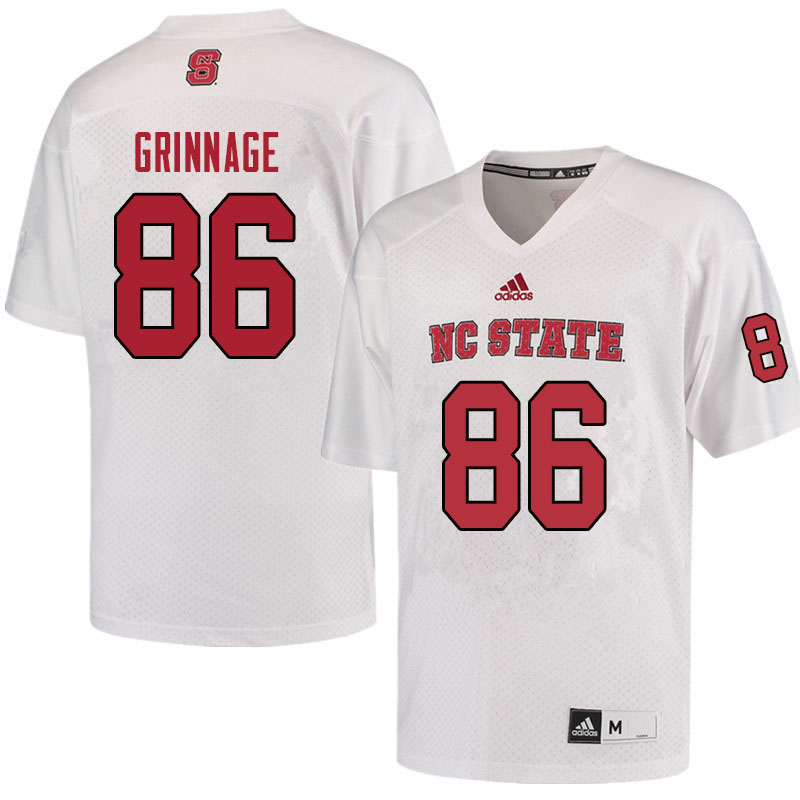 Men #86 David Grinnage NC State Wolfpack College Football Jerseys Sale-Red - Click Image to Close